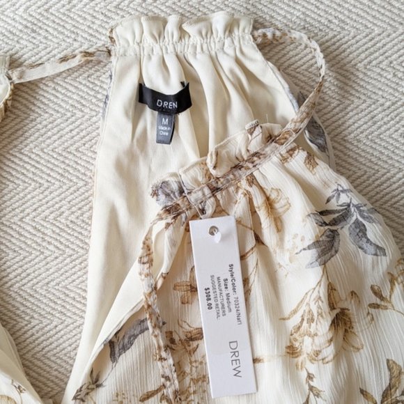 Anthropologie DREW Vintage Floral Naomi Dress Size Medium - Picture 6 of 8